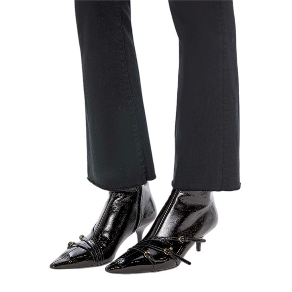 Mother The Hustler Ankle Fray In Black Not Guilty Size 28 - Picture 7 of 14